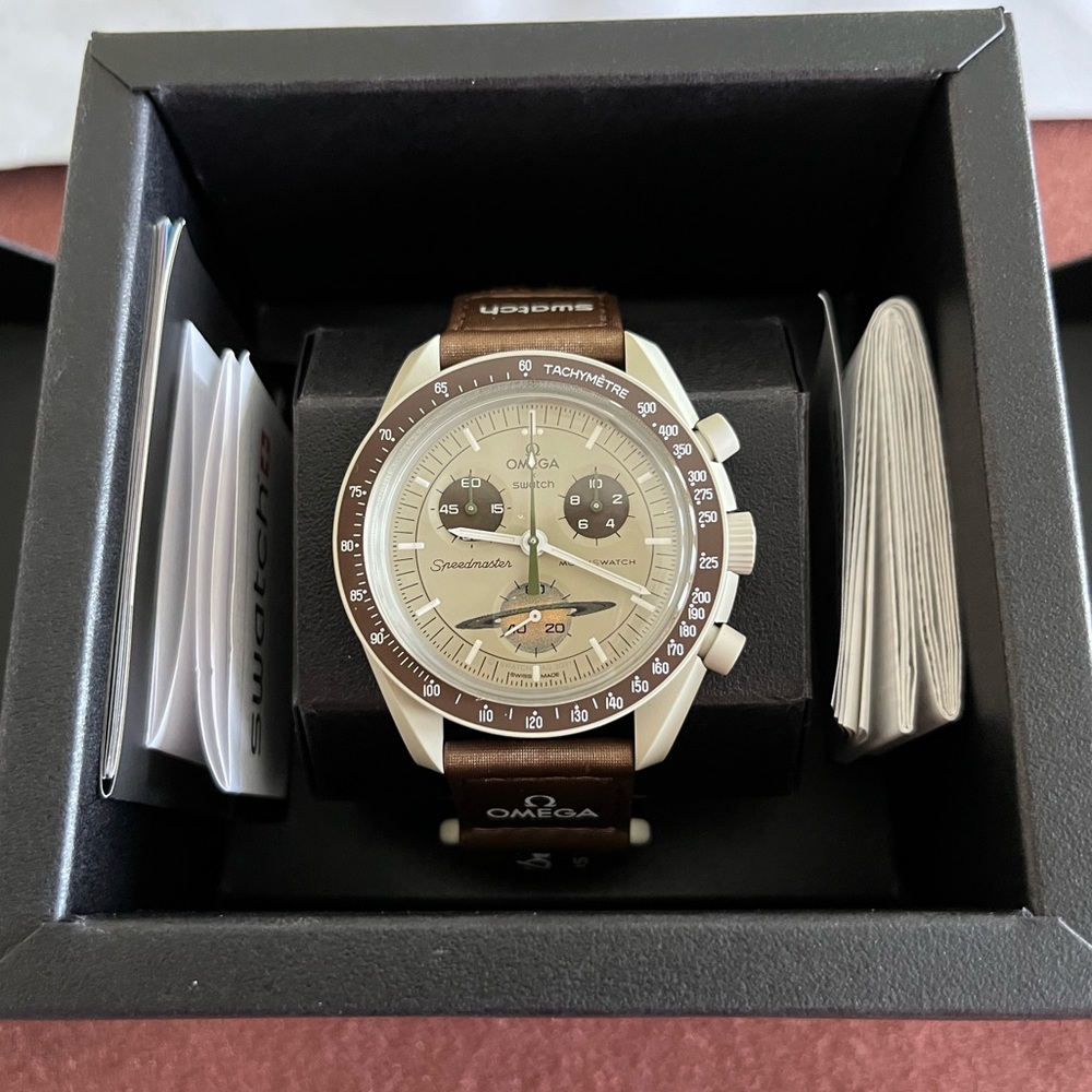 Swatch x Omega Bioceramic Moonswatch: Mission to Saturn